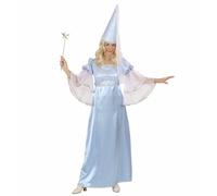 Widmann Turquoise Fairy (Dress, Hat Withveil) (M) Turquoise / Light Blue