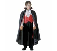 Widmann Vampire (Shirt With Pants, Vest, Bow Tie, Cape) (140 cm / 8-10 Years) Di