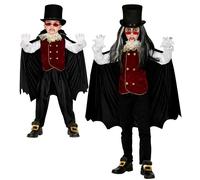 Widmann Vampire (Shirt With Vest And Jabot, Cape With Collar) (140 cm / 8-10 Yea