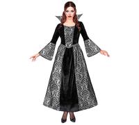 Widmann Vampiress (Dress) (158 cm / 11-13 Years) Black