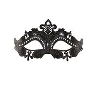 WIDMANN vd-wdm04741 Máscara murciélago de encaje, color negro, talla única