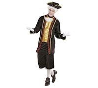 Widmann Venetian Nobleman (Coat With Jabot, Pants, Hat) (M) Black
