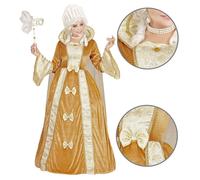 Widmann Venetian Noblewoman (Dress With Crinoline Underskirt, Cape) (M) Gold