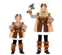 Widmann Viking (Tunic With Belt And Cape, Boot Tops, Helmet) (104 cm / 2-3 Years