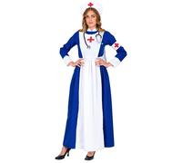 W WIDMANN MILANO Party Fashion - Disfraces Retro Enfermera, Vestido, Doctor, Profesión, Disfraces de Carnaval