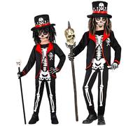 W WIDMANN MILANO Party Fashion - Disfraz infantil Sacerdote vudú, esqueleto, disfraz Halloween