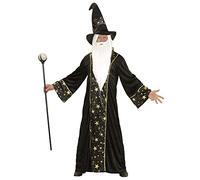 WIDMANN wdm15222 ? Disfraz mago Fantasy, Negro, Medium