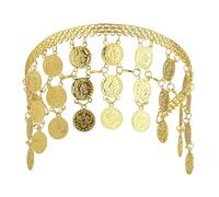widmann-wdm24373 disfraz Adulto para mujer, Oro, wdm24373