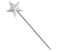 widmann-wdm2917s varita MÁGICA fatina niña, Plata, One Size, wdm2917s