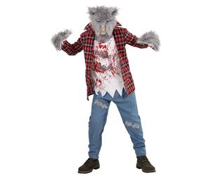 Widmann Werewolf (Coat, Pants, Mask) (164 cm / 14-16 Years) Different Colors