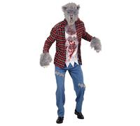 Widmann Werewolf (Shirt With T-Shirt, Pants, Gloves, Mask) (L) Different Colors