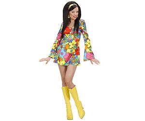 WIDMANN Widman - Disfraz de hippie años 60s para mujer, talla 36 (S/73951)