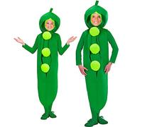 W WIDMANN MILANO Party Fashion - Disfraz niño guisante, verdura, verde, disfraces, carnaval