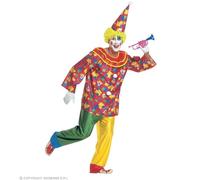 Widmann Widman - Disfraz de payaso de circo adultos, talla 54-56 (W3158-XL)