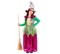 Widmann Witch (Dress, Hat) (158 cm / 11-13 Years) Black