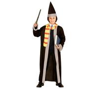 Widmann Wizard (Robe, Scarf, Hat) (140 cm / 8-10 Years) Different Colors