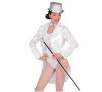 Widmann Women's White Satin Tailcoat (S) White