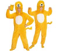 Widmann Yellow Lion In Soft Plush (Hooded Jumpsuit With Mask) (M - h 165 cm) Yel