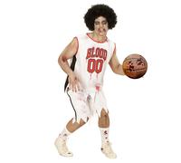 Widmann Zombie Basketball Player (Shirt, Shorts) (S) White