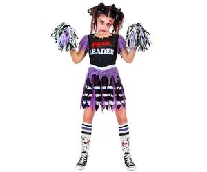 Widmann Zombie Cheerleader (Dress, Socks, Pom Poms) (140 cm / 8-10 Years) Differ