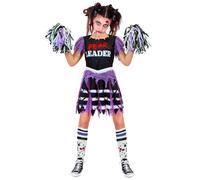 Widmann Zombie Cheerleader (Dress, Socks, Pom Poms) (158 cm / 11-13 Years) Diffe