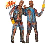 Widmann Zombie Fast Costume (Jacket, Pants, Gloves, Mask) (L) Different Colors