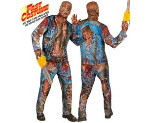 Widmann Zombie Fast Costume (Jacket, Pants, Gloves, Mask) (S) Different Colors