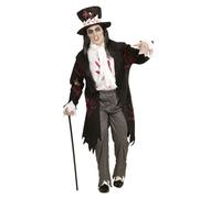 Widmann Zombie Groom (Tailcoat With Shirt, Pants, Scarf, Top Hat With Hair) (S)