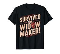 Widow Maker Heart Attack Survivor Lived Tell Story Lad Humor Camiseta