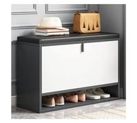 Widppsopt Banco moderno de almacenamiento de zapatos, para pasillo, cambiador de zapatos, taburete nórdico, guardarropa, sofá, taburete para el hogar, entrada, zapatero, moderno, minimalista, estante