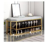 Widppsopt Banco moderno de almacenamiento de zapatos para pasillo, taburete nórdico de cambio simple, taburete de zapatos para el hogar, taburete para el porche, taburete para zapatos, bolsa suave
