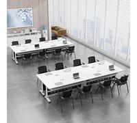 Widppsopt Folding Conference Room Table, Flip Top Mobile Meeting Office Training Room Desk with Wheel, Modern Training Meeting Seminar Classroom Tables(S 6Pack 70.8 x 23.6 x 29.5inch)