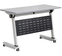 Widppsopt Office Folding Conference and Training Table Long Conference Table with Splice Combination for Versatile Scenarios 360° Silent Rollers for Easy Mobility(160 * 50cm/63 * 19.7in)