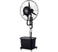 Widppsopt Ventilador multifunción tipo climatizador evaporativo,nebulización y ajuste vertical, silencioso 60db, oscilación 90°, depósito 43L, motor de cobre, llenado automático y cobertura 20-50m