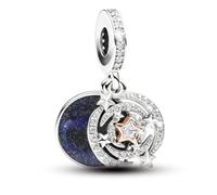 WiDream Dije Para Pulsera Mujer Plata Estrella, Charm Para Pulseras De Plata Con Símbolo Estrella, Colgante De Encanto De Compatible Con Pulseras y Collares Europeos