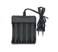Widybord 1 adaptador de cargador de batería Li-ION PCS salida DC 4.2V 4 ranuras para cargador de batería de litio recargable 18650 enchufe de la UE