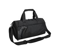 Widybord 1 bolsa de viaje con bolsillo húmedo y compartimento para zapatos, bolsa de entrenamiento para deportes, color negro, Black