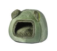 Widybord 1 caseta cálida para Perros en Invierno, extraíble y Lavable, Perrera de, Color Verde