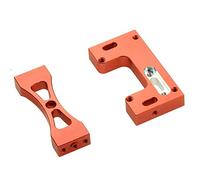 Widybord 1 conjunto de soporte fijo almacén servo dirección metal coche rc para b14 b24 c14 c24 b16 b36 mn d90 d91, rojo