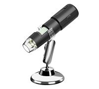 Widybord 1 microscopio digital compatible con ordenador portátil móvil (Negro)