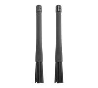 Widybord 1 par de cepillos retráctiles para batería de jazz, 32 cm, color negro