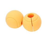 Widybord 1 par de manijas de elevación de pesas de levantamiento de pesas asas de gimnasia gimnasio Kettlebell mancuerna pull up bar mango grueso pad amarillo