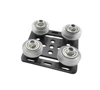 Widybord 1 pieza 2020 - Polea de perfil de aluminio con ranura en V, metal y plástico accesorios de impresora 3D, placa de construcción en V-Slot Kit