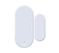 Widybord 1 set Tuya Smart Zigbee imán de puerta + sensor de luz ventana puerta abierta luz ABS recordatorio sensor de iluminación alarma blanco