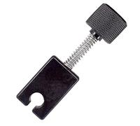 Widybord 1 sillín de puente de bajo negro para guitarra de metal negro para puente de bajo sin cabeza, accesorios de guitarra, piezas de repuesto