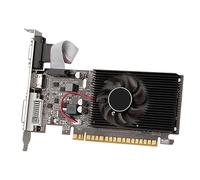 Widybord 1 Tarjeta gráfica GT610 1GB DDR3 de 64 bits 40 NM VGA+HD+DVI Tarjeta de Video Negra