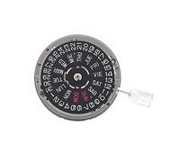 Widybord 1 unids NH36/NH36A doble calendario negro movimiento reloj 3 O'Clock posición automática mecánica movimiento reloj piezas accesorios