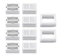 Widybord 10 filtros de repuesto para fuente de agua, para fuente de agua de cerámica para mascotas, fuente de agua de acero inoxidable para mascotas
