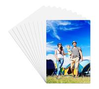 Widybord 10 piezas de papel de transferencia de calor en blanco de metal para foto por sublimación, signo de sublimación en blanco, panel de fotos de aluminio para una fácil instalación -B