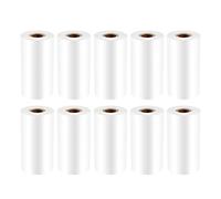 Widybord 10 rollos de papel térmico para impresora térmica móvil de 58 mm y 30 mm, rollo de papel de recibos